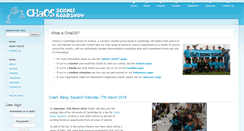 Desktop Screenshot of chaosscience.org.uk