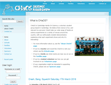 Tablet Screenshot of chaosscience.org.uk